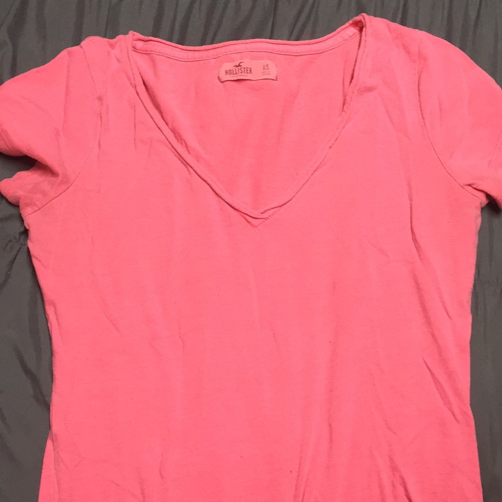 Pink hollister T-shirt